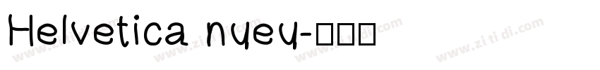Helvetica nueu字体转换